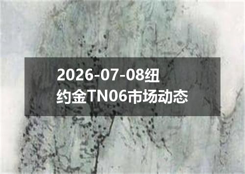 2026-07-08纽约金TN06市场动态