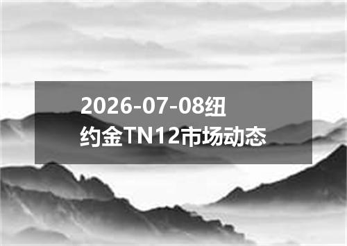 2026-07-08纽约金TN12市场动态