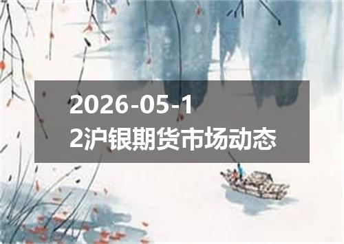 2026-05-12沪银期货市场动态